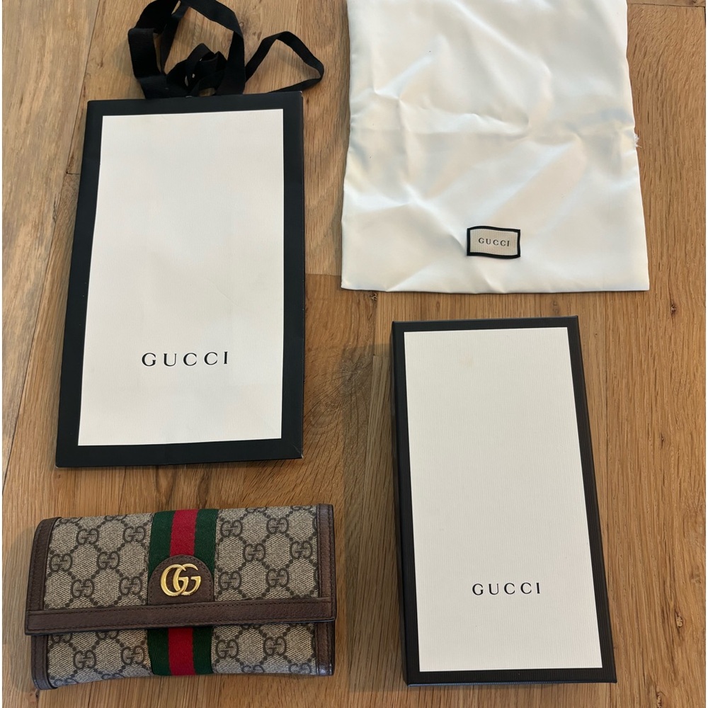 Gucci Ophidia GG Continental Wallet